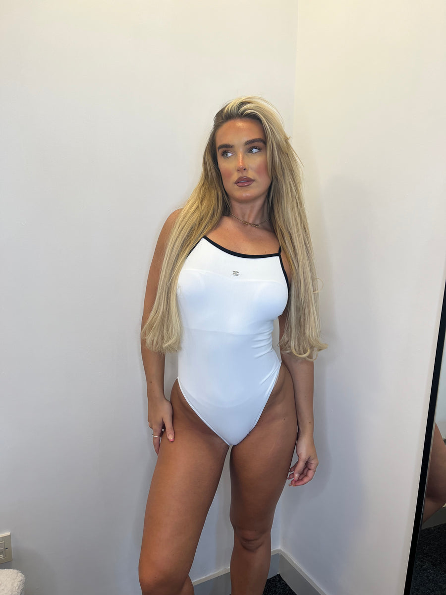 White CC Swimsuit